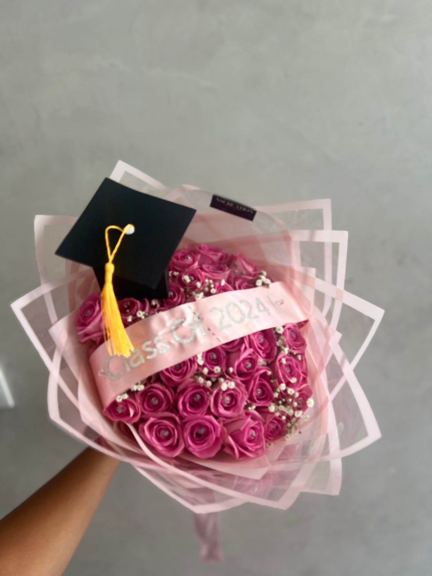 Bouquet pour remise de diplôme