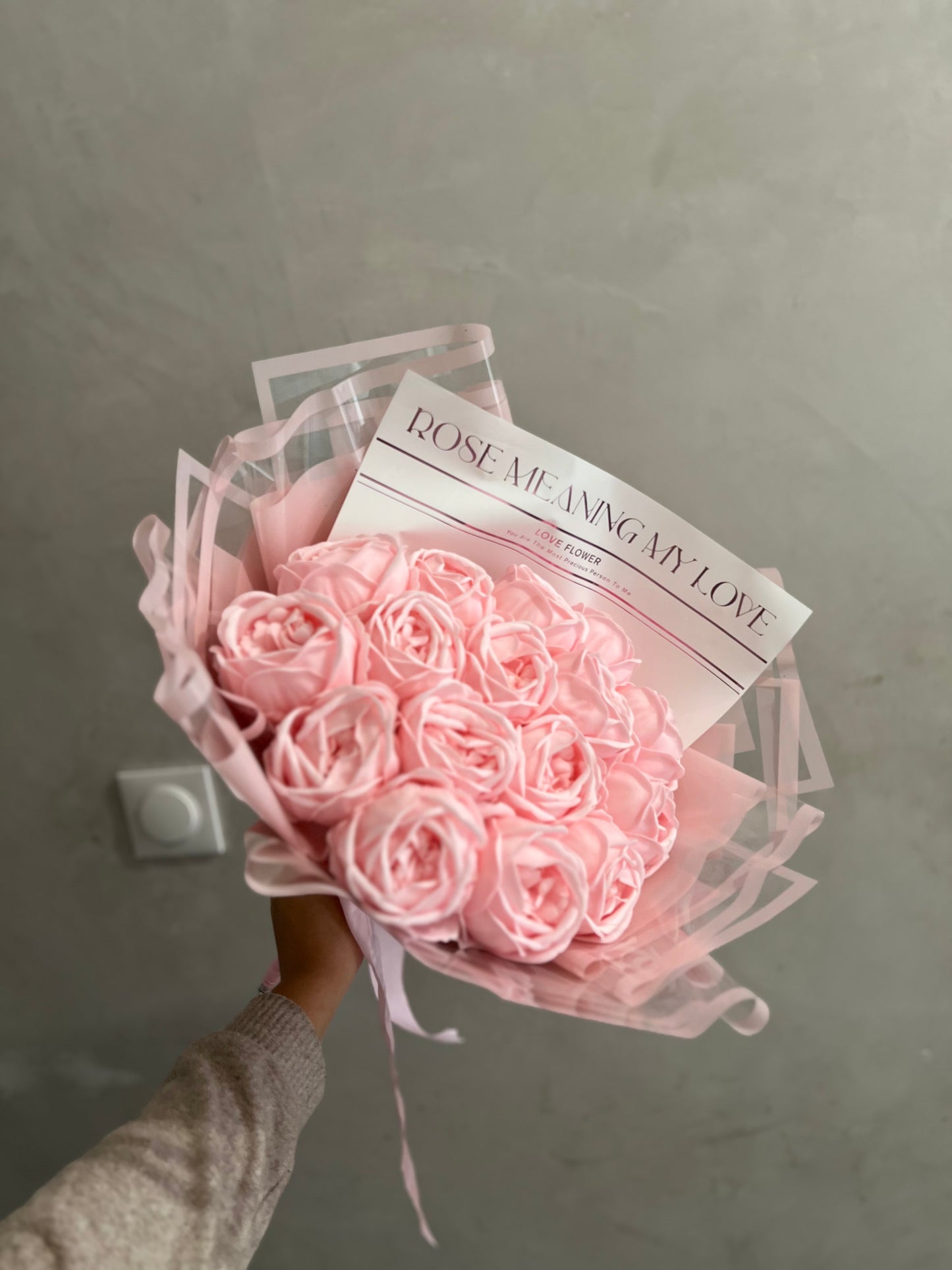 Bouquet de pivoines éternelles rose