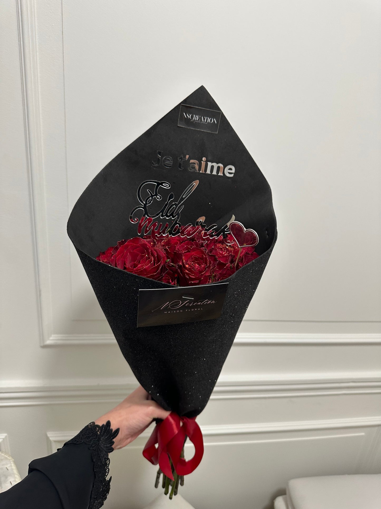 Bouquet - Silver Red