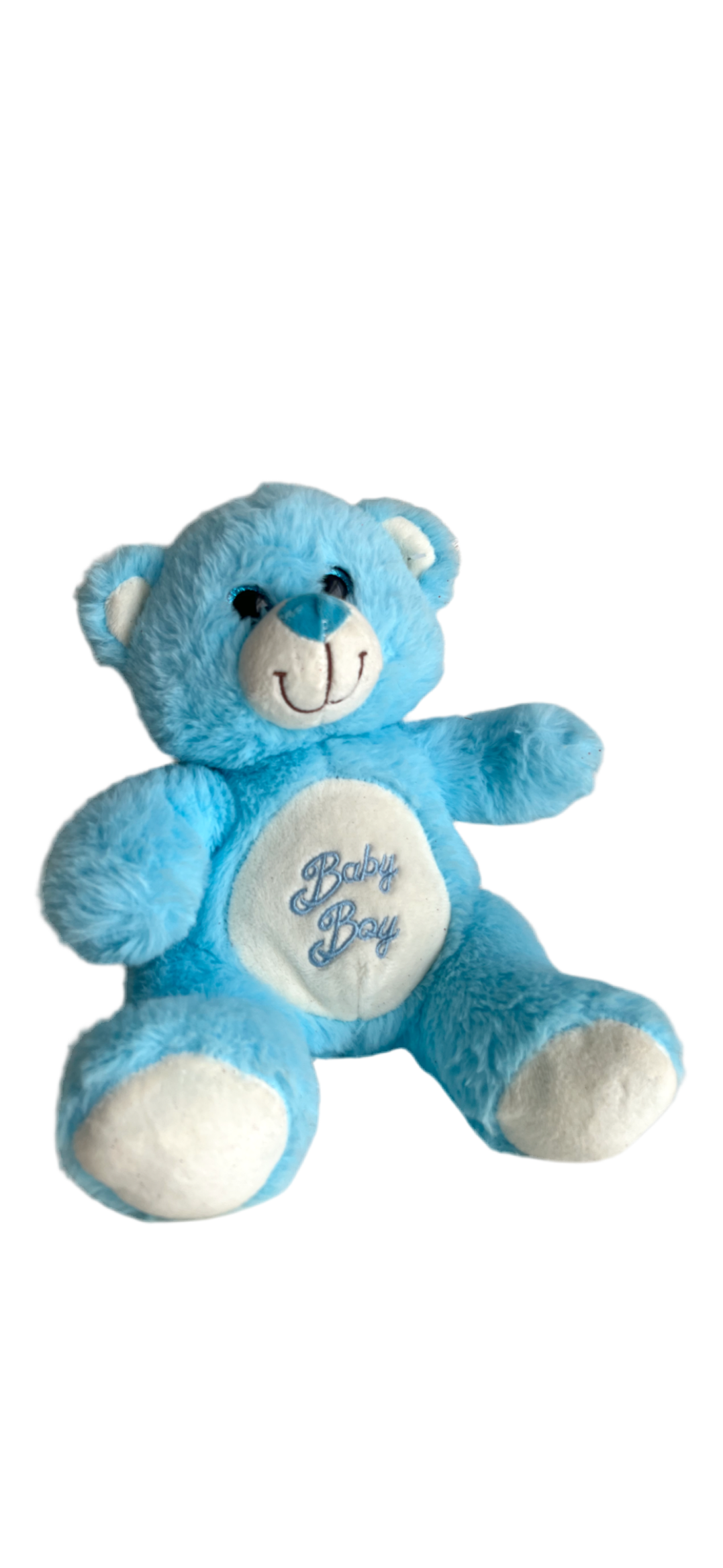Peluche bleu inscription 'baby boy'