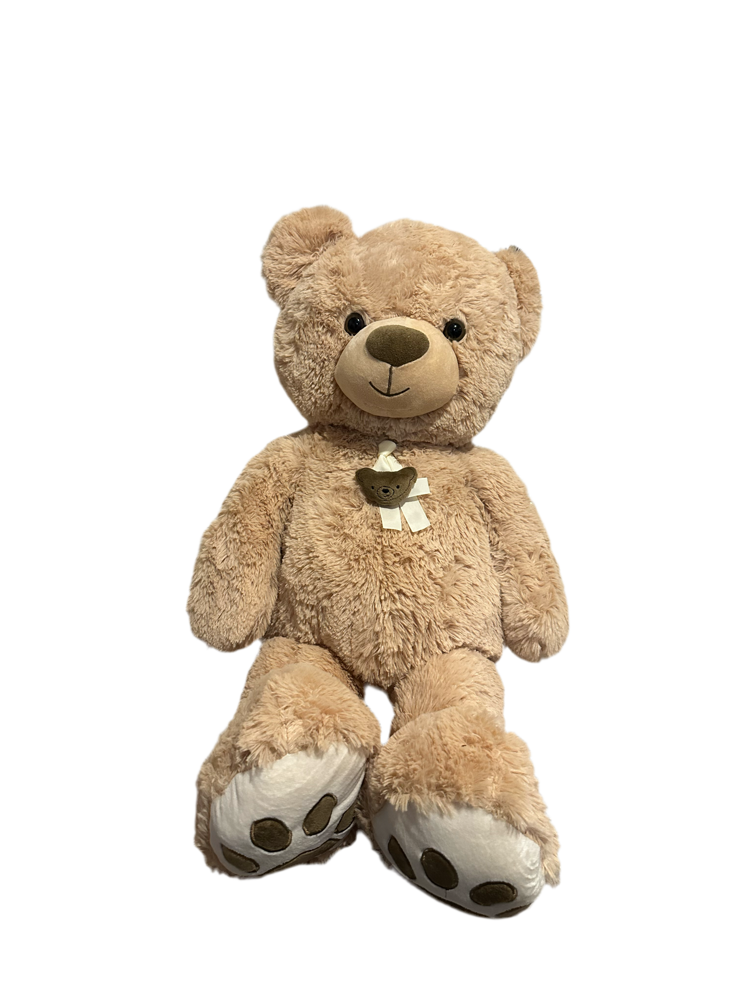 Peluche ourson caramel de taille moyenne