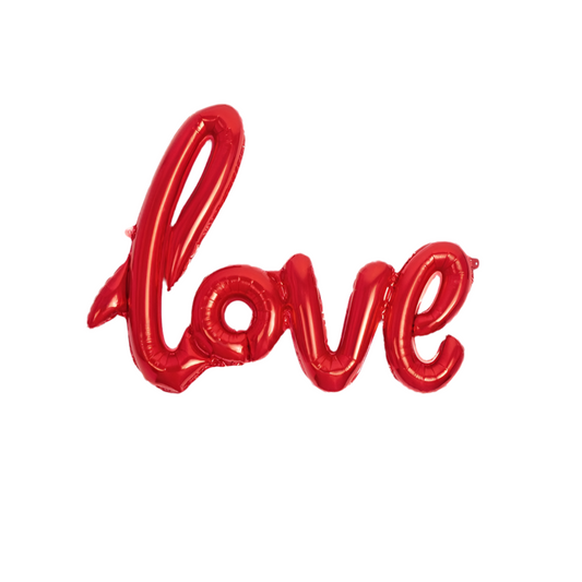 Ballon love rouge 
