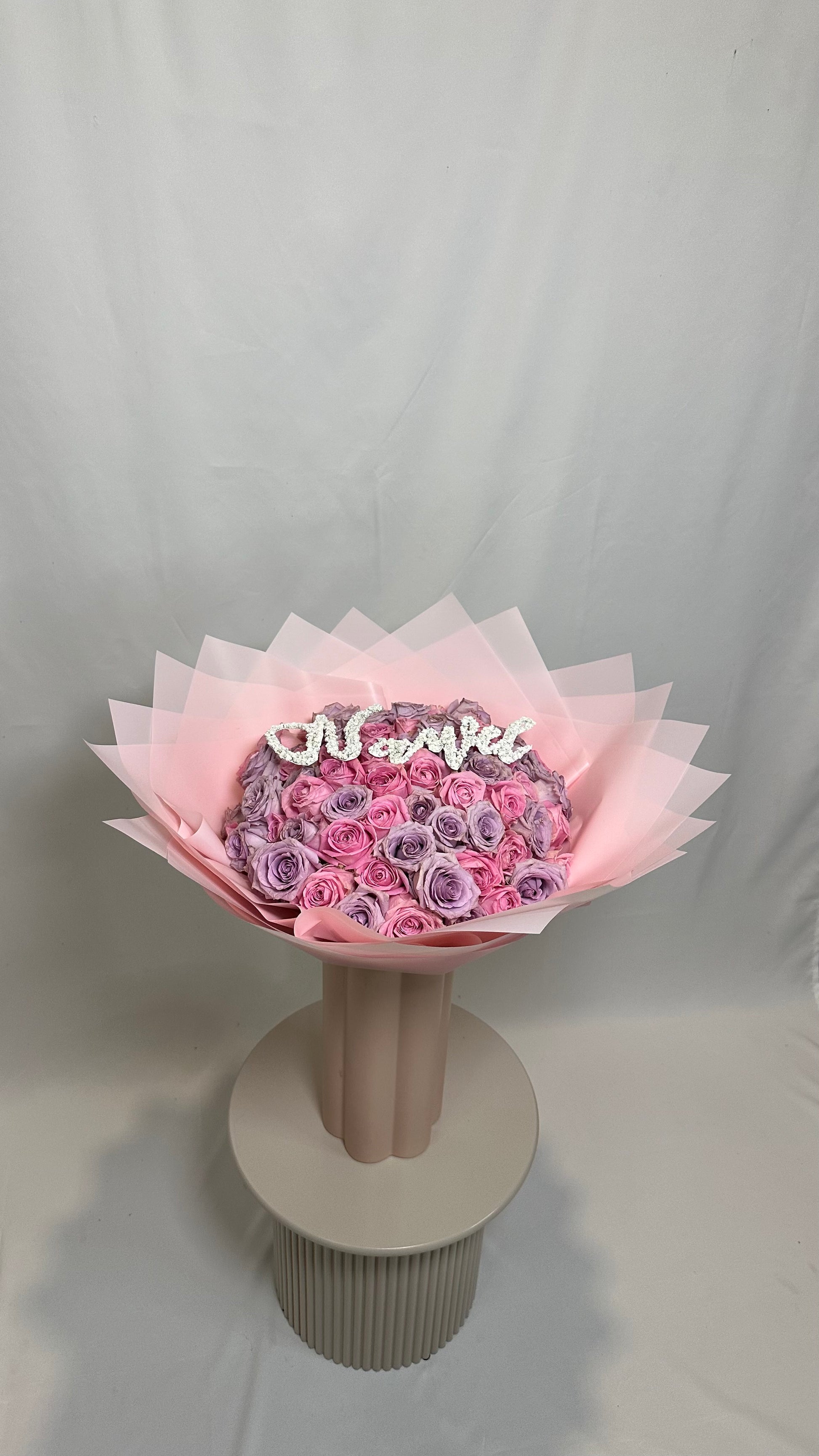bouquet à personnaliser prénom
